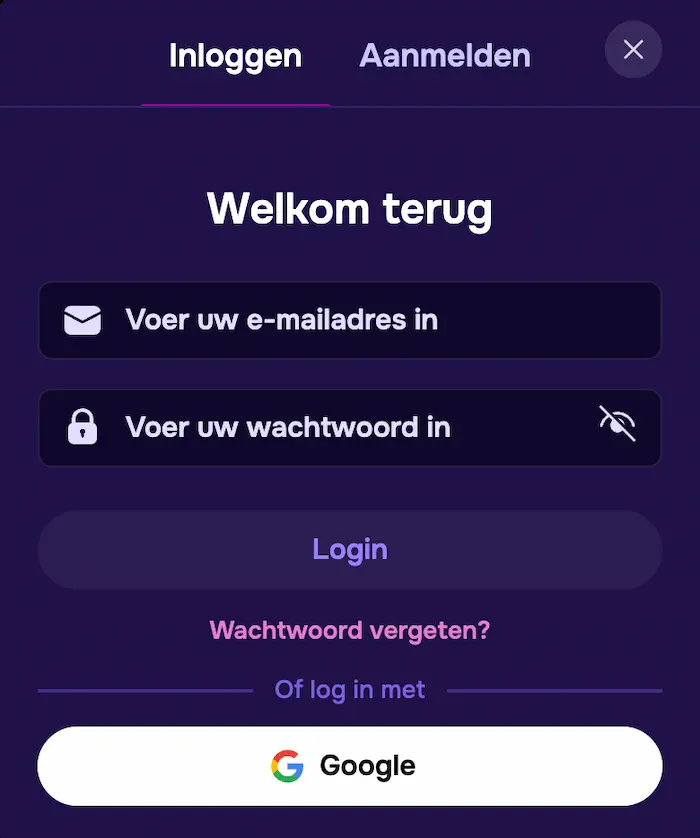 Spinjoys Casino login