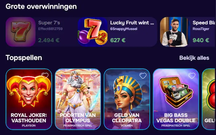 Spinjoys Casino Games